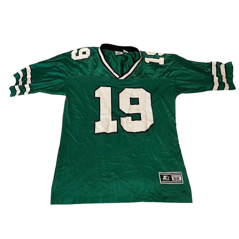 Vintage 90s Starter Keyshawn Johnson #19 New York Jets Jersey Size 52 XL NFL
